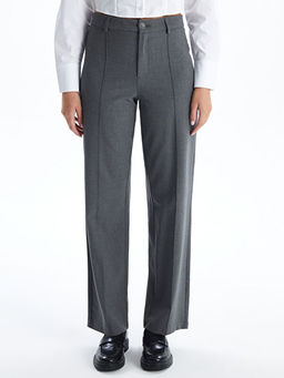 Dar Fit D?z Geni? Pa?a Kad?n Pantolon