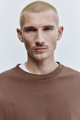 Camiseta de punto de manga larga Oversized Fit - H&m фото 8
