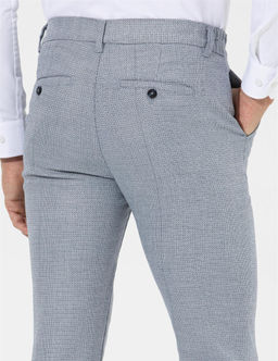 Lacivert Slim Fit Beli Lastikli Kanvas Pantolon - Pierre cardin фото 3