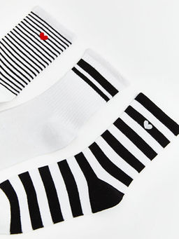 Desenli Kad?n Soket ?orap 5li