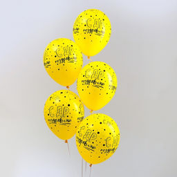 Воздушные шары латексные 12" «С Днём Рождения. Комикс 2», 50 шт.
