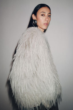 ZW COLLECTION FAUX FUR COAT