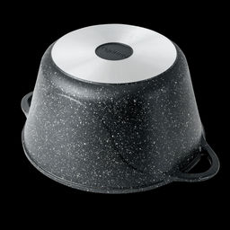 Кастрюля 3л. Гранит лит/руч. с кр. (п/у), к2433аг