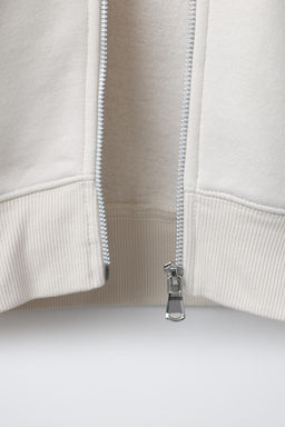 SUDADERA CREMALLERA B?SICA / Crudo - Zara фото 6