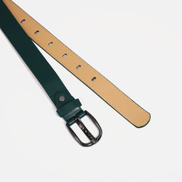 Ремень женский, ширина 2,8 см, винт, пряжка металл, цвет зелёный - Simaland фото 2