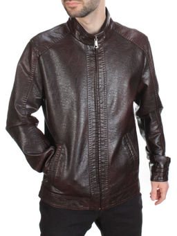 211 BROWN Куртка из эко-кожи мужская