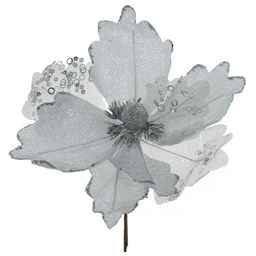 Цветок искусственный "Магнолия", L22 W22 H19 см