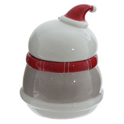 Конфетница "Веселый снеговик", 1000 мл, L14 W14,5 H19 см