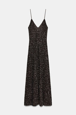 ZW COLLECTION LIMITED EDITION LONG SEQUINNED DRESS - Zara фото 5