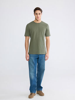 Bisiklet Yaka Penye Erkek Ti??rt