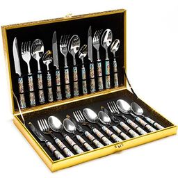 24920 Стол/набор 24пр фарфор/ручка ВЕРСАЧЕ МВ (х6) - Mayer&boch фото 3