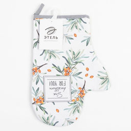 Варежка-прихватка Berry garden, 20?28 см, саржа, 100% хлопок, ватин 250 г/м?