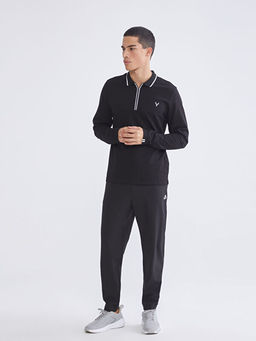 Polo Yaka Erkek Sweatshirt