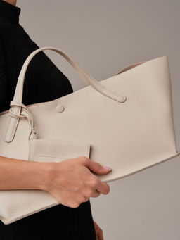 Кожаная сумка Dari DBR 31136 светлый крем  фото 3