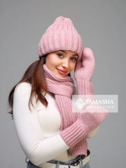 Комплект Грация new (шапка+шарф+варежки) - Tamasha фото 11