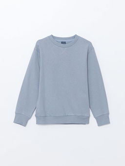 Bisiklet Yaka Erkek ?ocuk Sweatshirt