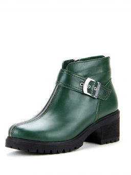 Ботинки EDART 302.sheron.green/шерсть