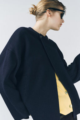 KNIT JACKET WITH METAL FASTENING - Zara фото 4