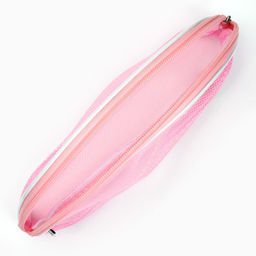 Косметичка-сетка PVC 14 см х 21 см MAKEUP BAG с каркасом - Beauty fox фото 3