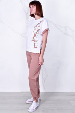 Арт. 2357 Костюм с брюками женский 44-52 (5 шт) Цвет:верх- полынь, низ- полынь - Калинка фото 12