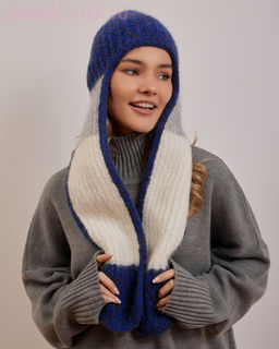 240140 Ушанка женская (56-60) - Dispacci фото 8