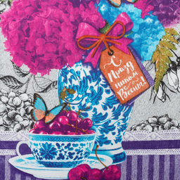 Цена за 2 шт. Кухонное полотенце Доляна. Гортензия, 35?602 см