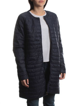 K-528 DK. BLUE Куртка демисезонная стеганая женская (70 гр. холлофайбер) - Fashion фото 6