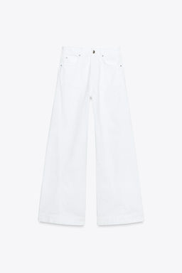 Z1975 WIDE-LEG MID-WAIST JEANS WITH SIDE SEAMS - Zara фото 6