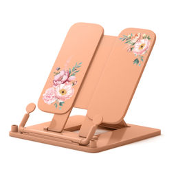 Цена за 1 шт. Подставка для книг пластиковая ErichKrause Pastel Bloom, персиковый