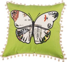 ПОДУШКА ДЕКОРАТИВНАЯ 44*44 СМ, БАТТЕРФЛЯЙ Х/Б 100