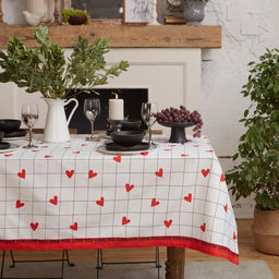 Скатерть Этель Love is 149х220см, 100% хлопок, саржа 190 г/м2