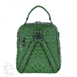 Рюкзак женский 69123-1 green Velina Fabbiano-Safenta/50 в Новосибирске