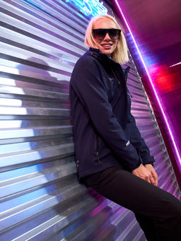 Женская мембранная куртка виндстоппер на флисе Azimuth Сияние 124/23983_709 Темно-Синий  фото 28