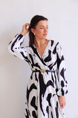 Martichelli Платье чёрно-белое  фото 10