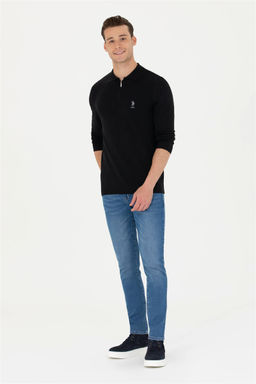 U. S. Polo Assn / Мужской черный свитер - U.s. polo assn фото 4