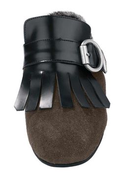 Шлепки, серо-черные - Heine фото 5