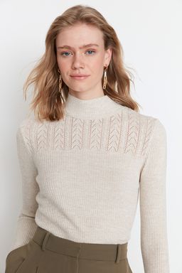 Tas Ajurlu/Delikli Triko Kazak TWOAW21KZ0934 - Trendyolmilla фото 4