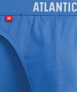 ATLANTIC 3MP-094 Трусы спорт Solid - набор 3 шт. голубой + темно-голубой + светло-зеленый  фото 5