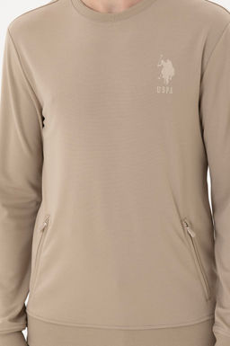 Мужской свитшот светло-хаки - U.s. polo assn фото 13