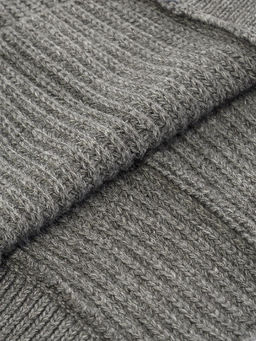 Шапка жен. шерсть+акр LB-BR55036 d.grey melange - Labbra фото 4