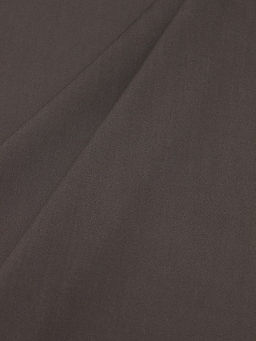 Штапель цв.Темный кофейно-серый с оливковым оттенком, ш.1.45м, вискоза-100%, 110гр/м.кв - Купава фото 4