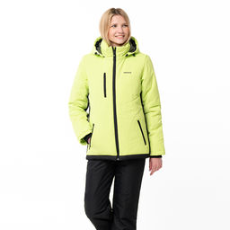 RODOS Утеплённый костюм женский мембрана зима М-218/1 Лайм/Чёрный