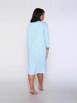 Ночная сорочка женская, цвет голубой