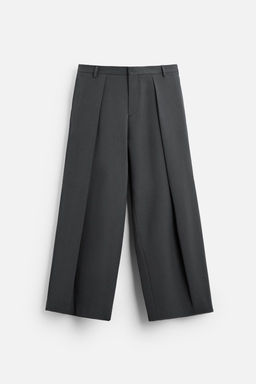 WIDE-FIT PLEATED TROUSERS - Zara фото 16