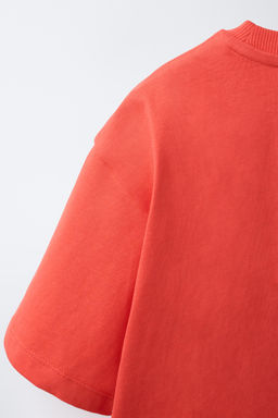 CAMISETA ESTAMPADO TEXTO / Rojo - Zara фото 6
