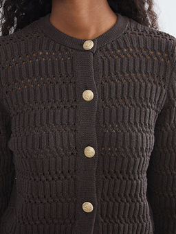 Bisiklet Yaka Ajurlu Kad?n Triko H?rka