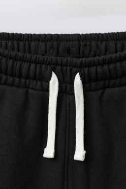 PANTAL?N FELPA BARREL ETIQUETA / Negro - Zara фото 3
