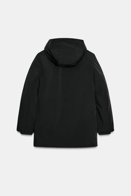 WATER-REPELLENT AND WINDPROOF PUFFER JACKET WITH HOODIE - Zara фото 15