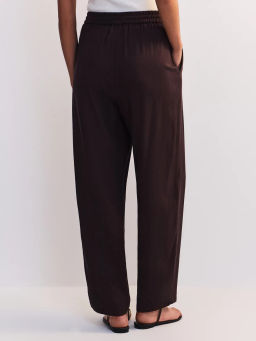 Льняные брюки с эластичным поясом ZR2605012104-27 / Zarina