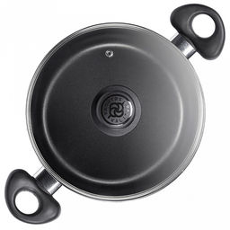 Kumir Кастрюля с антипригарным покрытием 3,5л, д22см, h10,8см, s2,5мм, штампованный алюминий, стеклянная крышка, бакелитовые ручки (Россия) - Домашняя мода фото 4